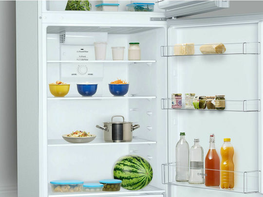 Pitsos Double Door Refrigerator 453lt Total NoFrost H186xW70xD74.5cm Inox PKNT55NLFB