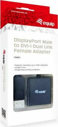 Equip 133431 Μετατροπέας DisplayPort male σε DVI-I female