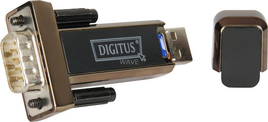 Digitus DA-70156 Convertor USB-A masculin în Serial masculin 1buc