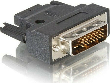 DeLock Μετατροπέας DVI-D male σε HDMI female 1τμχ 65024
