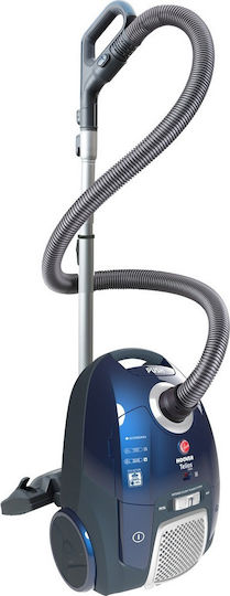 Hoover Telios TX50PET 011 Ηλεκτρική Σκούπα 550W με Σακούλα 3.5lt Μπλε