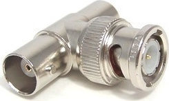 Ultimax Converter BNC male to BNC 2x female Silver 1pcs