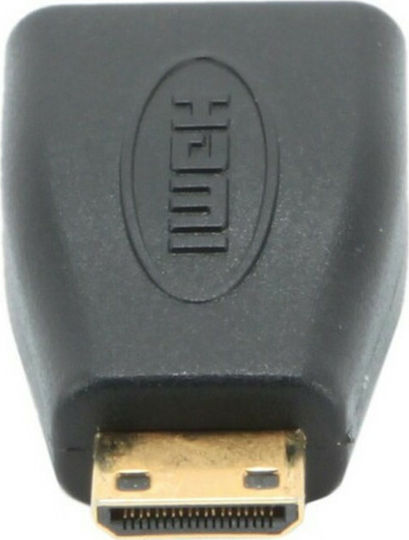 Cablexpert Konverter Mini-HDMI männlich zu HDMI weiblich 1Stück A-HDMI-FC