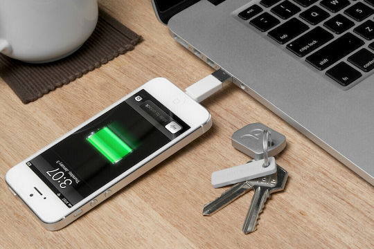 Bluelounge Kii Lightning iPhone 5/5s Конвертор Lightning мъжки към USB-A мъжки Черен 1бр