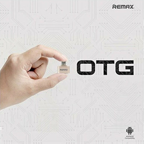 Remax RA-OTG Μετατροπέας micro USB male σε USB-A female Ασημί 1τμχ