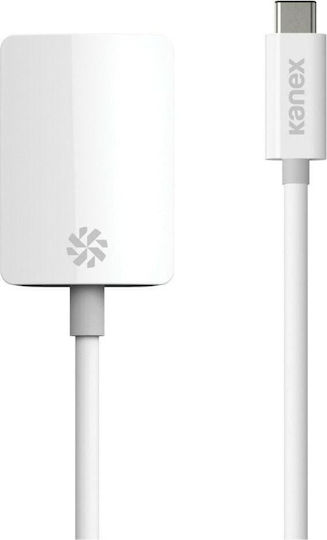 Kanex USB-C - HDMI 4K Adapter Конвертор USB-C мъжки към HDMI женски Бял 1бр