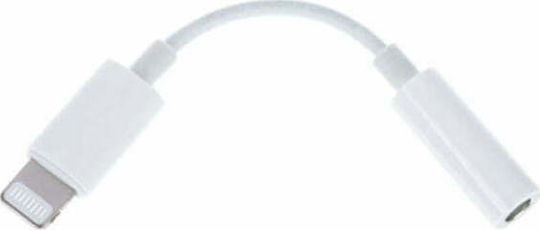 Apple Converter Lightning male to 3.5mm female White 1pcs MMX62AM/A
