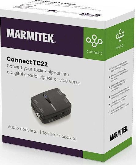 Marmitek Connect TC22 Μετατροπέας Coaxial / Toslink female σε Coaxial / Toslink female 1τμχ