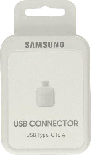 Samsung Μετατροπέας USB-C male σε USB-A female Λευκό 1τμχ EE-UN930BWEGWW