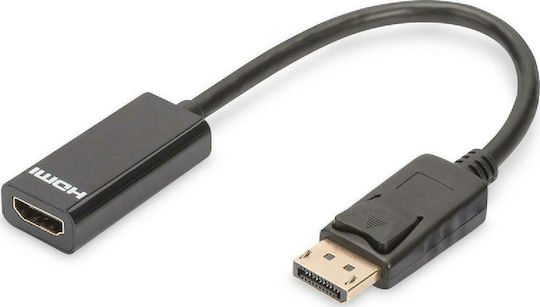 Digitus DisplayPort Male To HDMI Female Converter 1 Piece AK-340400-001-S