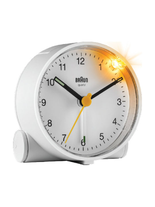 Braun Tischuhr mit Wecker S0424719