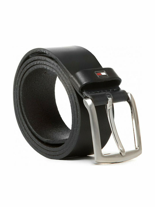 New Denton 4.0 Wide Men's Belt Leather Black