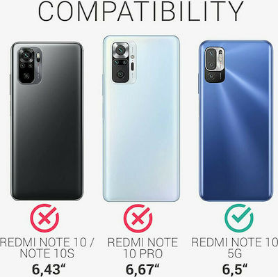 KWmobile Titanium Задна корица Силикон Titanium Grey (Redmi Note 10 5G / Poco M3 Pro) 54947.155