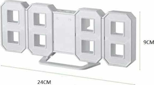 Factory Επιτραπέζιο Ψηφιακό Ρολόι με Ξυπνητήρι CTK-LEDCKL-DS-6609 Factory Επιτραπέζιο Ψηφιακό Ρολόι με Ξυπνητήρι CTK-LEDCKL-DS-6609