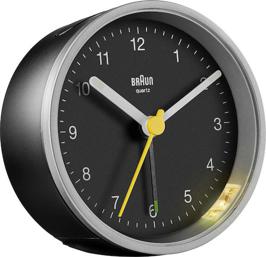 Braun BC12 Ceas De Masă Silentios Cu Indicatori Cu Ceas Deșteptător Negru BC12SB