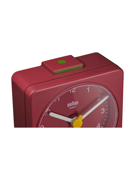 Braun BC 02 R Επιτραπέζιο Ρολόι με Ξυπνητήρι 67081