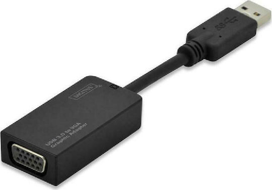 Digitus Convertor USB-A masculin în VGA feminin 1buc DA-70840