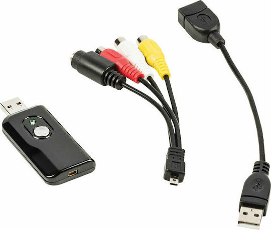 Nedis Convertor USB-A masculin în Scart masculin 1buc VGRRU100BK