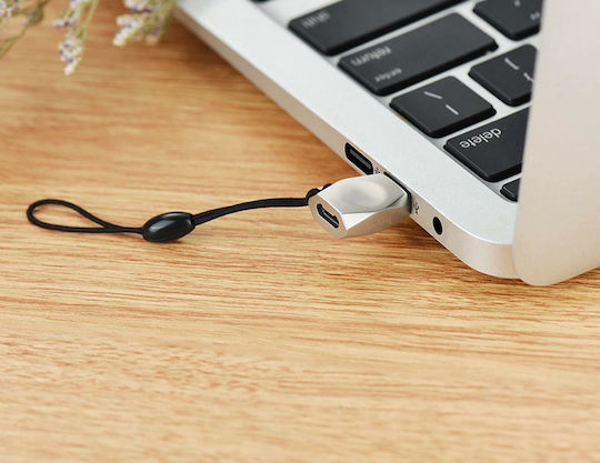 Hoco UA8 Converter USB-C male to micro USB female Silver 1pcs