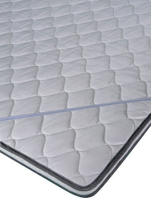 AttikaStrom Semi Double Foam Mattress Topper Foam with Elastic Straps 130x200x5cm