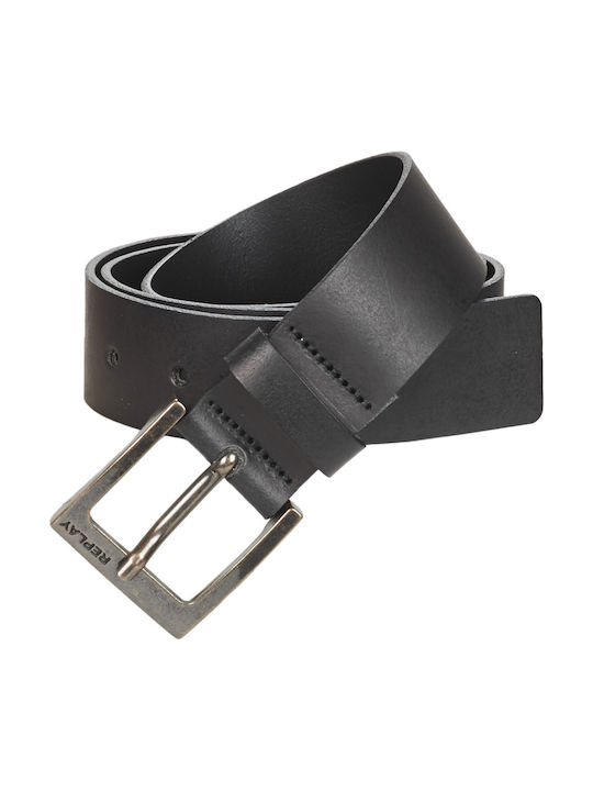 Men's Belt Leather Black