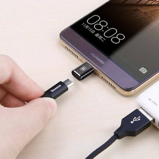 Baseus Konverter USB-C männlich zu Micro-USB weiblich 1Stück CAMOTG-01
