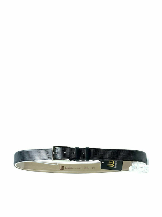 Men's Belt Leather Black