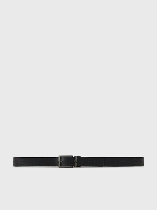 Herren Gürtel Leder Beidseitig Black / Brown