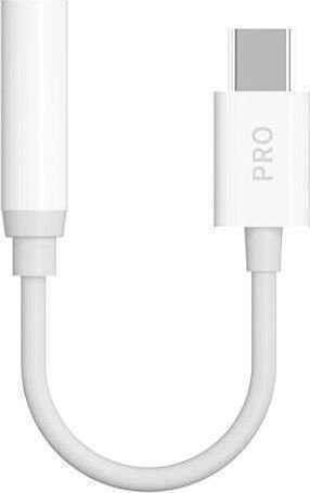 Dudao L16CPro Конвертор USB-C мъжки към 3.5mm женски Бял 1бр