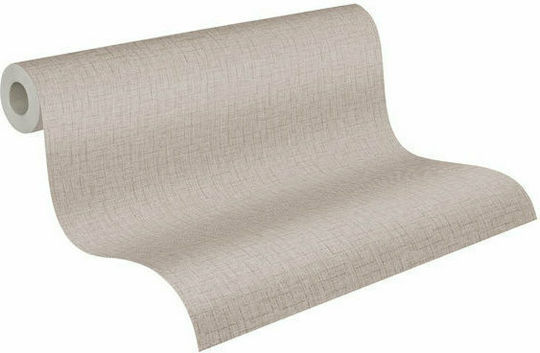 Tapet de Perete 1005x53cm Vinil Bej Lavabil