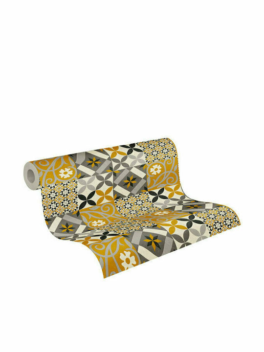 Wallpaper Graphics Yellow L1005xW53cm