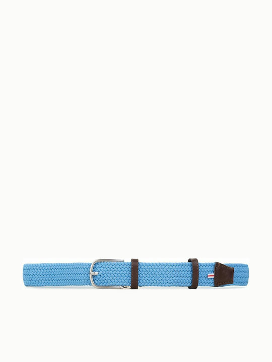 Montreal Elastic Men's Belt Knitted Light Blue