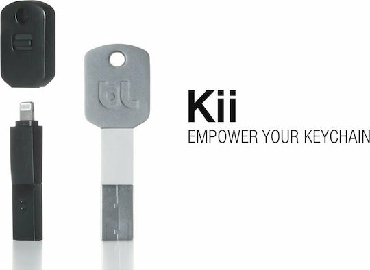 Bluelounge Kii Μετατροπέας Lightning male σε USB-A male Λευκό 1τμχ