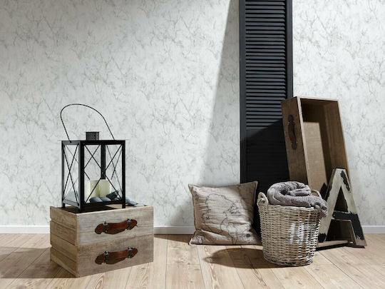 Tapet de Perete 1000x53cm Marmură Gri Lavabil
