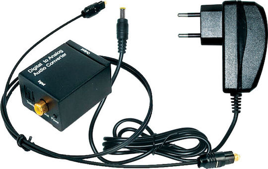 DM Pro Конвертор RCA / Toslink женски към RCA 2x женски 1 брой BG-3033