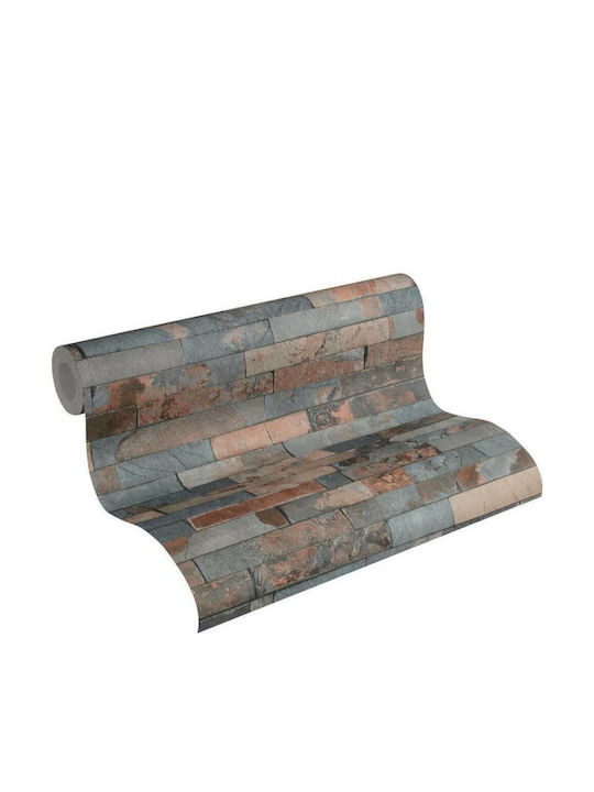 Tapet de Perete 1000x53cm Wood Stone Vinil Benzină Lavabil