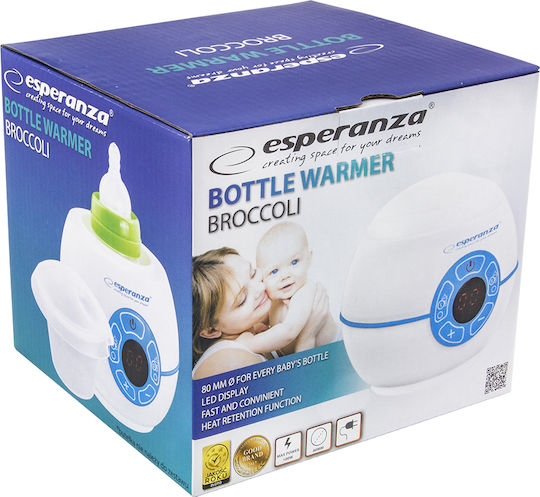 Esperanza Broccoli Încălzitor Digital Pentru Biberoane Și Alimente Pentru Copii