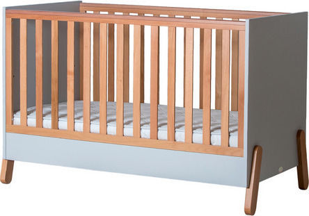 Santa Bebe Flora Nursery Furniture Set with Bed & Nursery Drawer Gray / Beige