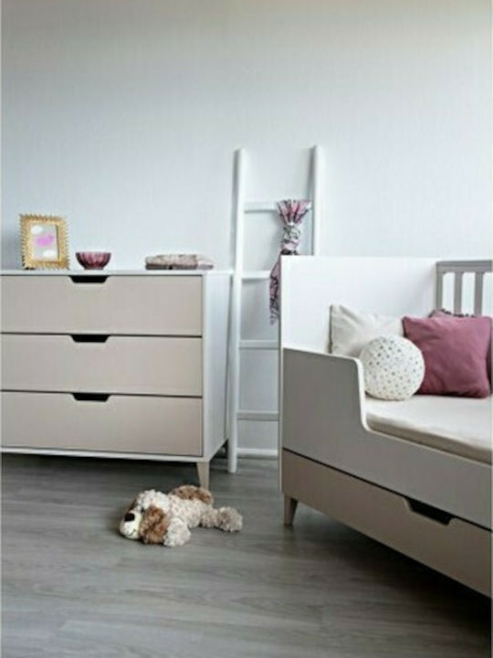 Santa Bebe Juno Seturi de mobilier pentru copii cu Pat și Comodă Alb / Bej 105-425