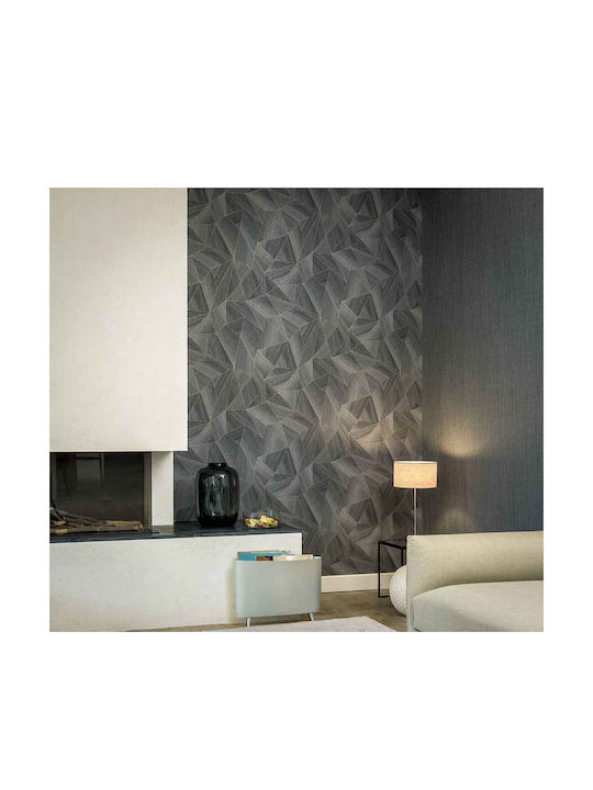 Тапет за Стена Geometry Сив 1005x53см Миеща се