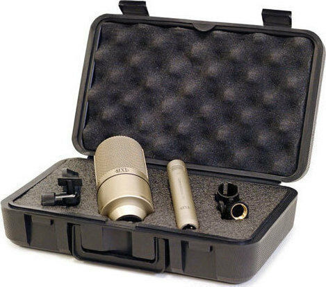 MXL 990/991 Σετ Πυκνωτικό Μικρόφωνο XLR Shock Mounted για Φωνητικά σε Ασημί Χρώμα