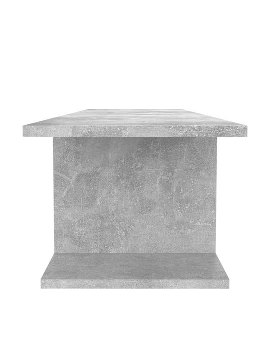 TV-Ständer Grau Beton M103xT30xH26,5cm