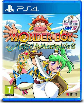 Wonder Boy Asha in Monster World PS4 Game