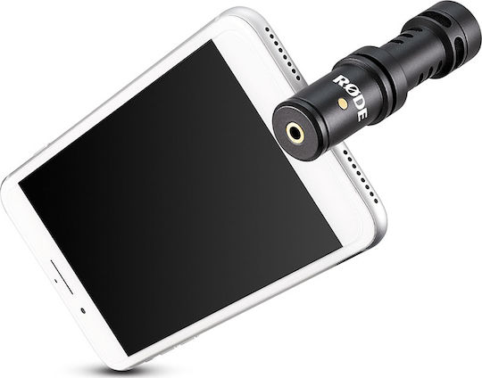 Rode Video Mic ME-L Кондензатор (Малка диафрагма) Микрофон Шоково монтиран за Мобилен в Черен Цвят