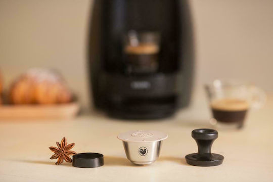 Waycap Wiederbefüllbare Kapseln Basic Kit Edelstahl Kompatibel mit Maschine Dolce Gusto 2Mützen