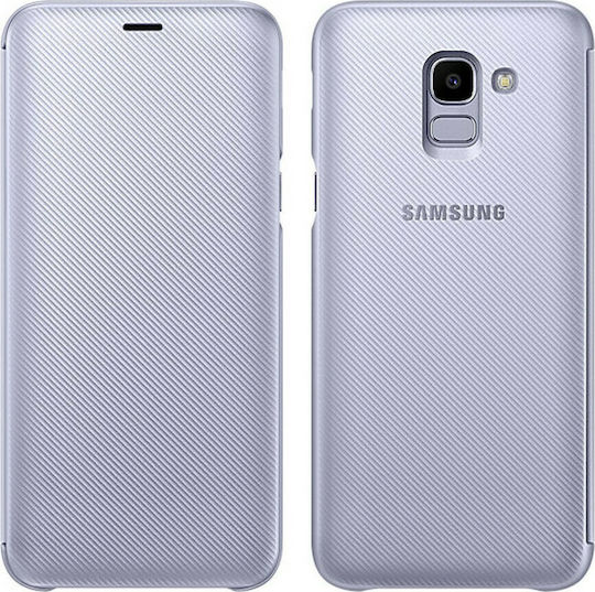 Samsung Cover Book Piele artificială Violet (Galaxy J6)