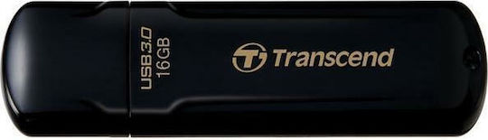 Transcend JetFlash 700 16GB USB 3.0 Stick Μαύρο