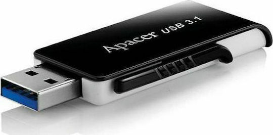 Apacer AH350 32GB USB 3.0 Stick Μαύρο