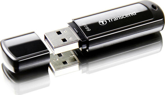 Transcend Jetflash 700 64GB USB 3.0 Stick Μαύρο