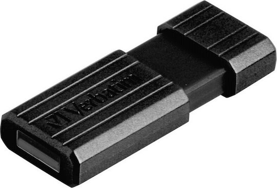 Verbatim Store 'n' Go Pinstripe 128GB USB 2.0 Stick Μαύρο